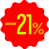 Распродажа со скидкой 21%