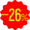 Распродажа со скидкой 26%