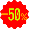 Распродажа со скидкой 50%